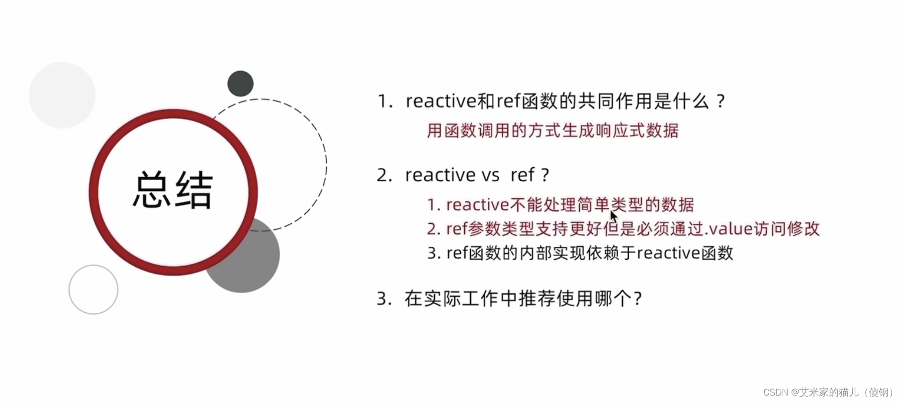 Vue3 基础知识点汇总