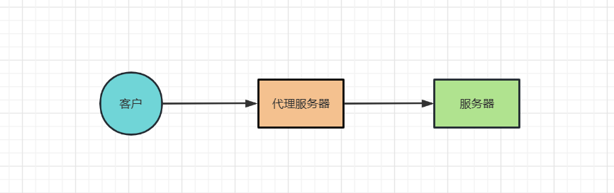 正向代理客户发送请求到服务器过程