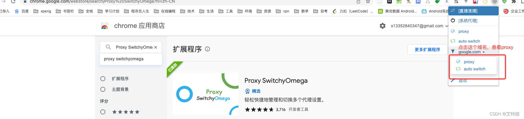 whistle以及谷歌插件Proxy SwitchyOmega实现代理