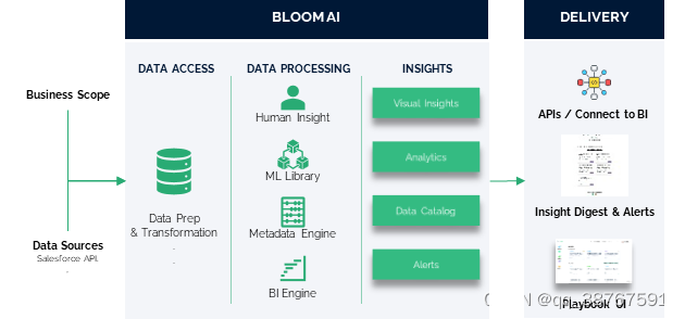 现代数据栈MDS应用落地介绍—Bloom AI数据交付平台，实时AI驱动业务