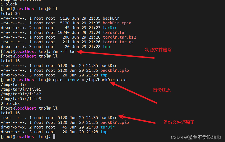 Linux常见压缩指令小结