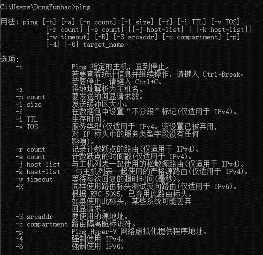 计算机网络——常用的网络命令「终于解决」