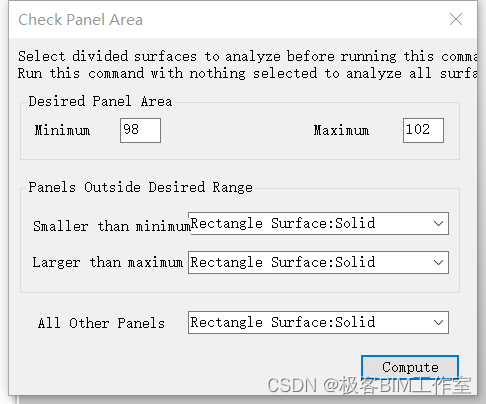 Revit SDK 介绍：MeasurePanelArea 统计分割表面中族的面积