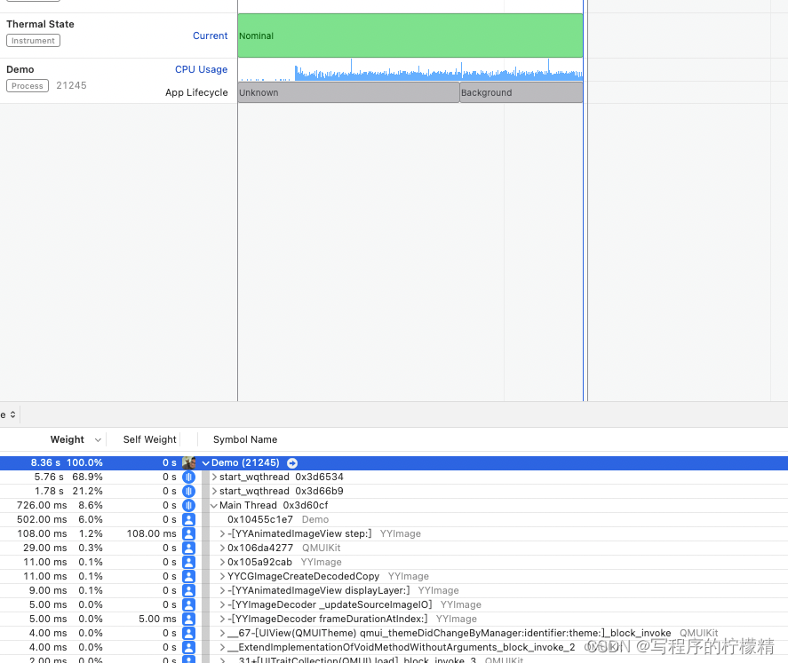 timer profiler