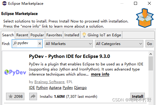 python远程开发环境总结(Eclipse+Pydev)_eclipse pydev-CSDN博客