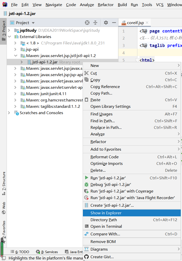 Java(JSP中的JSTL学习)引入标签库时Tomcat服务器缺少jar包报错？解决方法：手动导入_jsp报错引用不到jar包CSDN博客