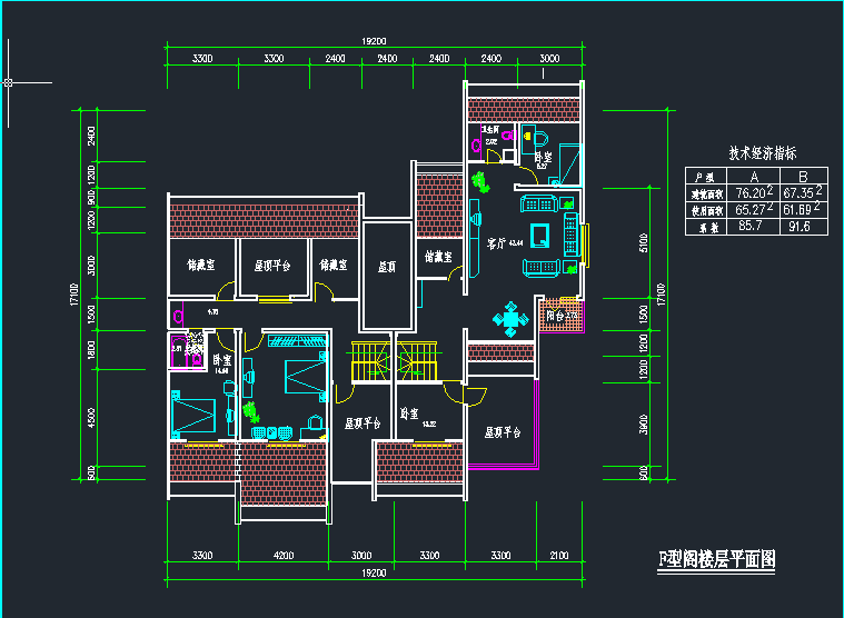 【建筑类】1000套住宅户型CAD图纸