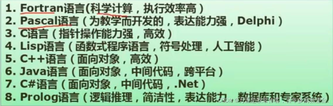 【软件设计师-从小白到大牛】上午题基础篇：第七章 程序设计语言与语言处理程序基础