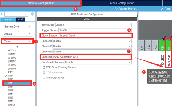 Configure PWM + DMA via STM32Cube - Programmer Sought