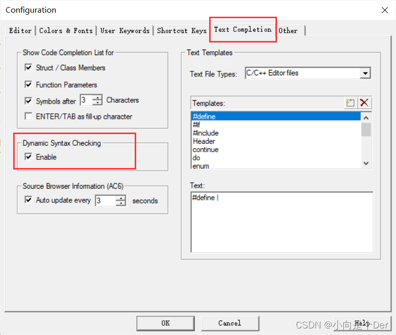 In the pop-up box select