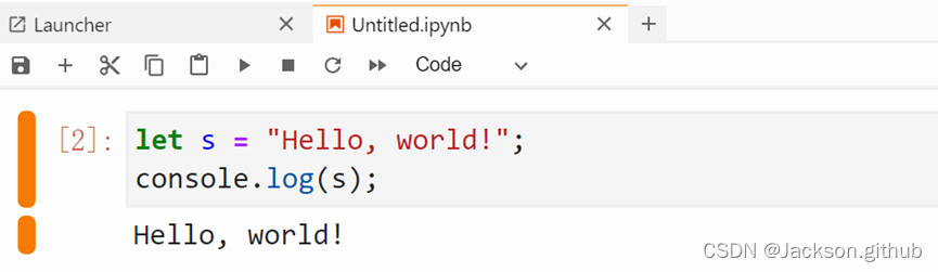 在Jupyter Lab(Notebook)上安装运行JavaScript应用程序_jupyternotebook运行下载的项目-CSDN博客