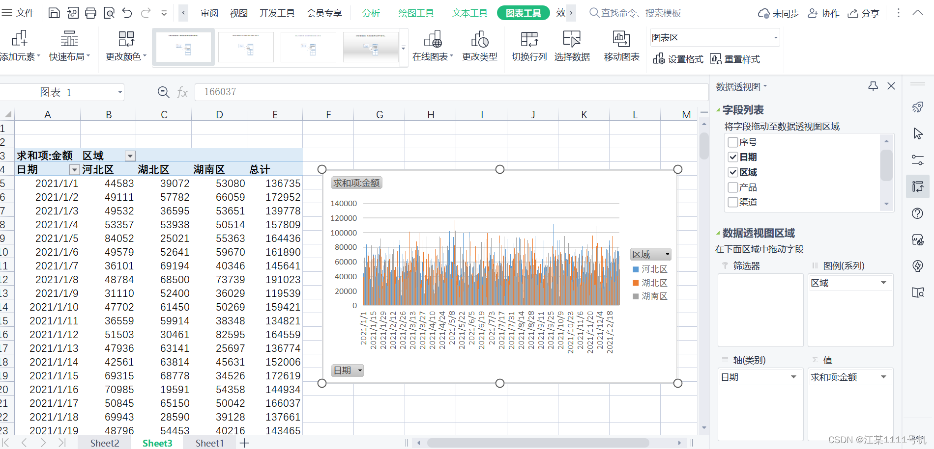 free-excel (wps版) | 第九章Excel数据透视_free spire excel 切片器-CSDN博客