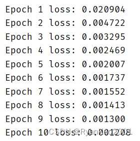 loss value