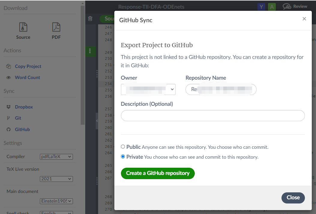 利用Github Action运行latexdiff，在overleaf上自动生成修订文件_overleaf修订CSDN博客