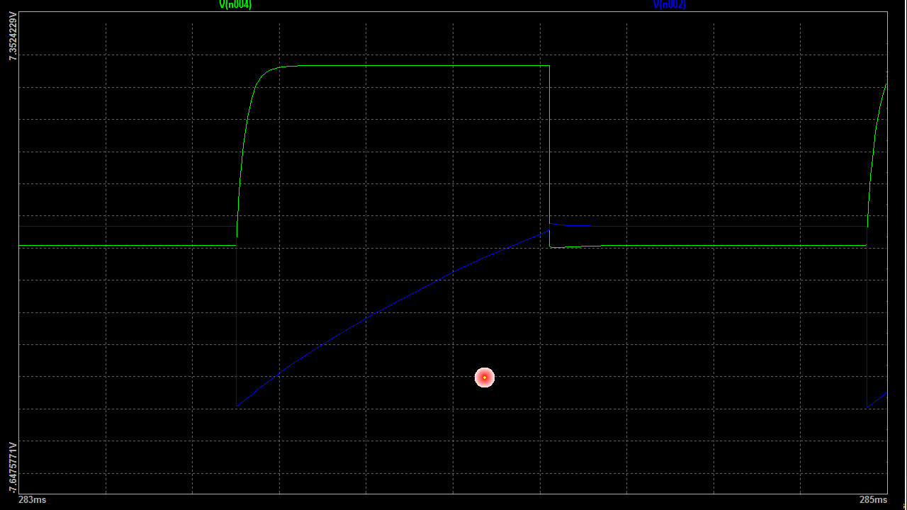 ▲ 图1.3.1 放大之后的震荡波形