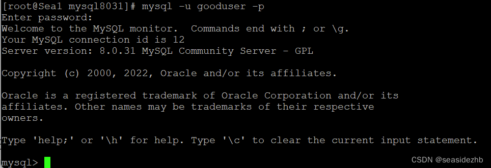 CentOS 7.6使用mysql-8.0.31-1.el7.x86_64.rpm-bundle.tar安装Mysql 8.0