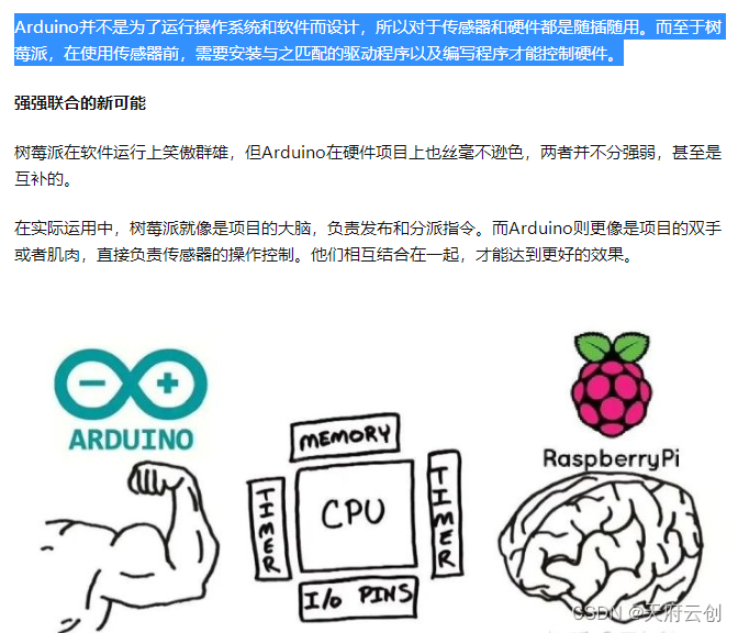 Arduino、arm、树莓派、单片机四者区别和关系