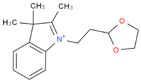 齐岳生物花菁染料cas2068791-14-8|3H-吲哚绿,1- [2-(1,3-二氧戊环-2-基)乙基] -2,3,3-三甲基