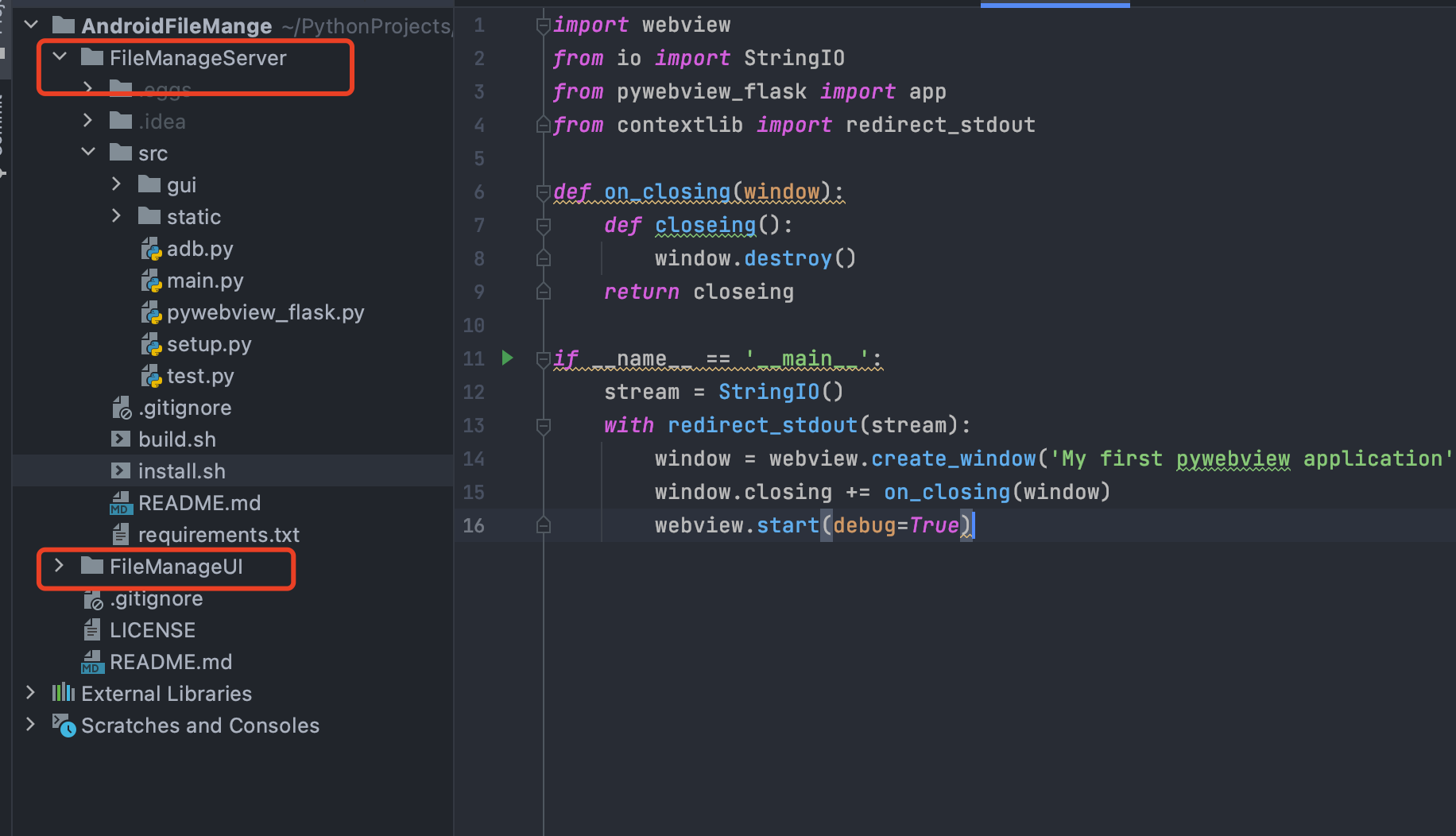 Python使用pywebview开发Mac中管理android手机桌面应用_python_lsh-sh-华为云开发者联盟