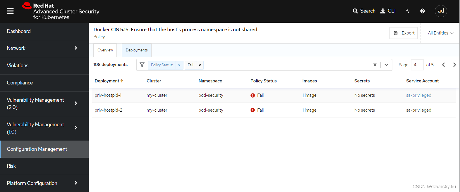 OpenShift - 利用容器的特权配置实现对OpenShift攻击，以及如何使用 PSA 和 RHACS 防范风险