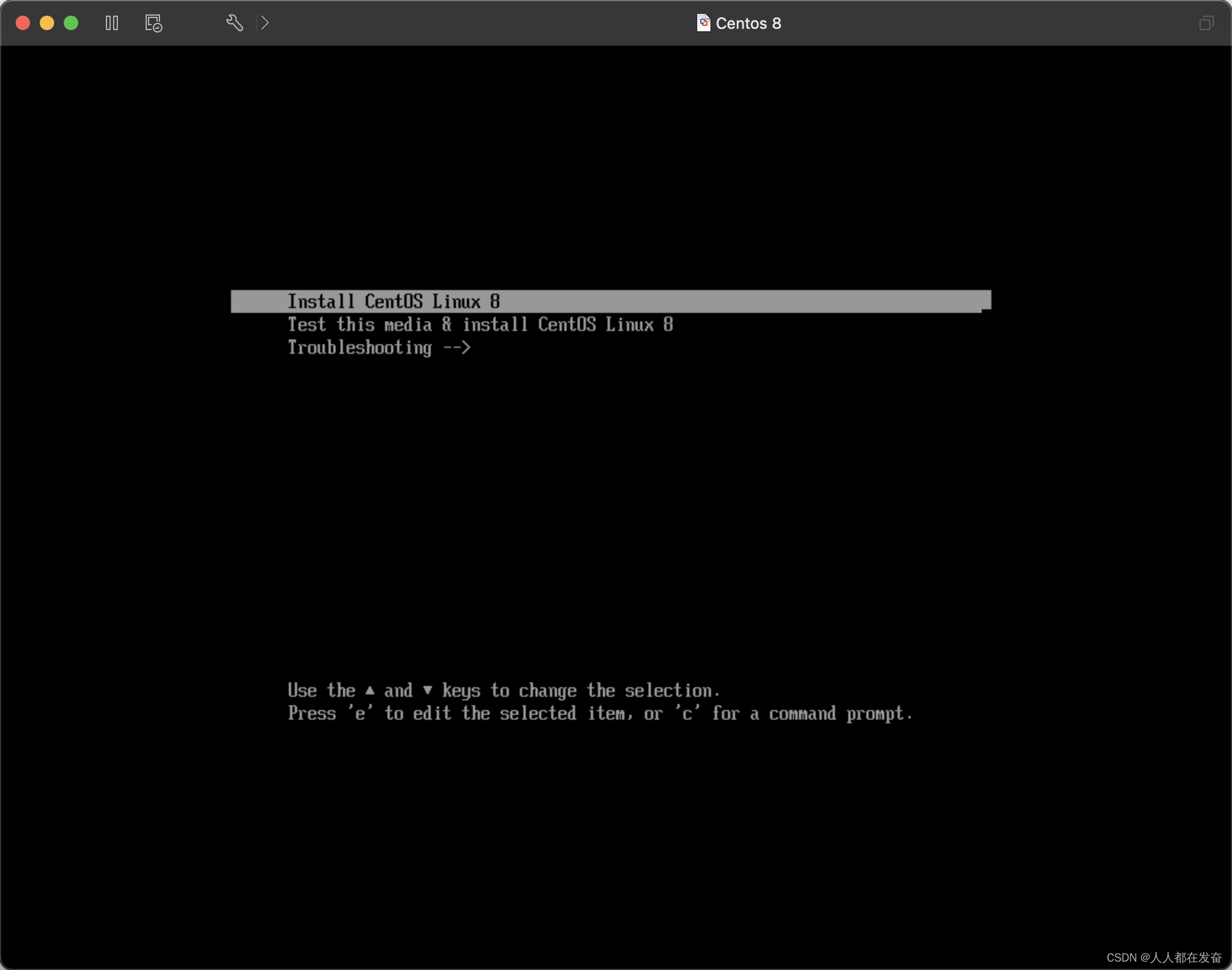 Install CentOS Linux 8