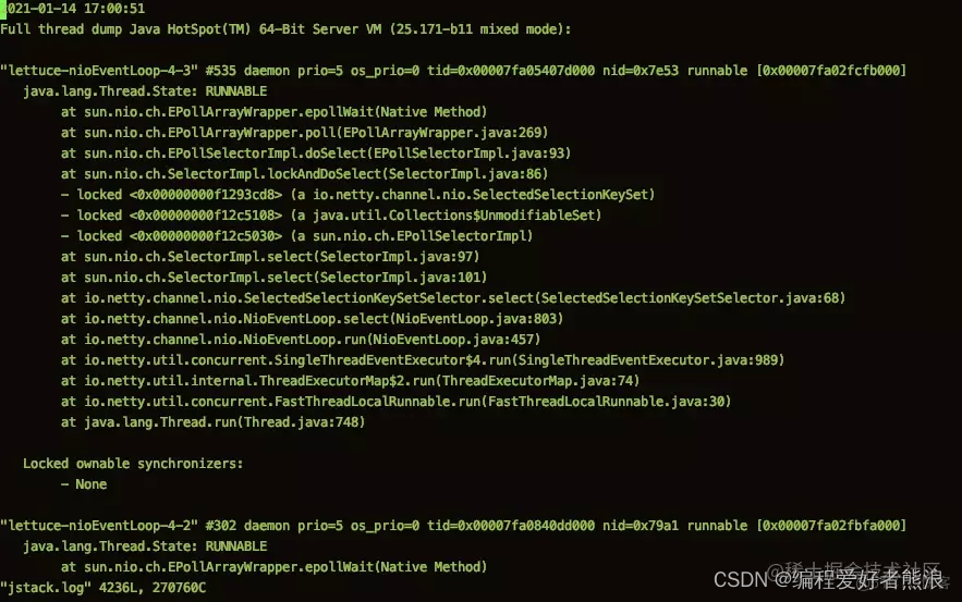 JAVA Thread Dump 文件分析CSDN博客