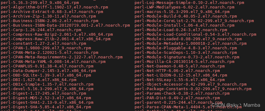 Linux离线安装MySQL8报缺少perl包问题