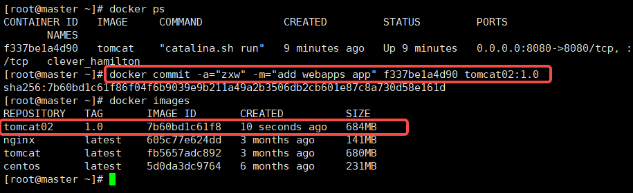 Docker - Commit Saves the container as a mirror - Programmer Sought