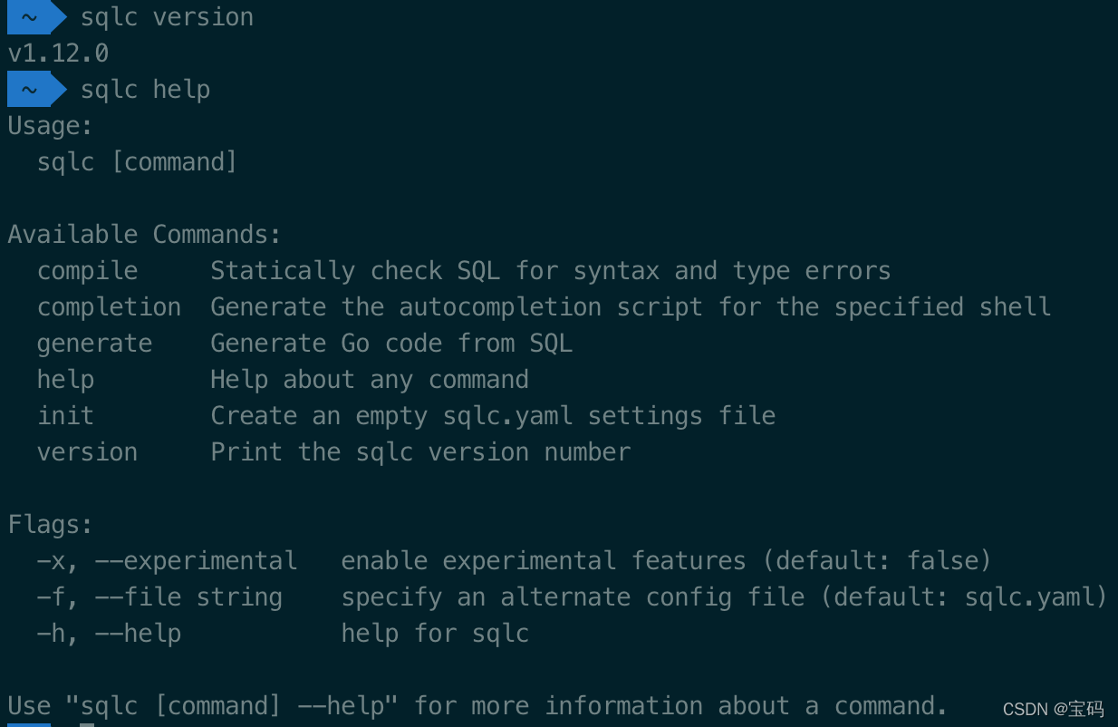 Golang后端大师班学习笔记 — 4.从SQL中生成Golang CRUD代码_sqlc-CSDN博客