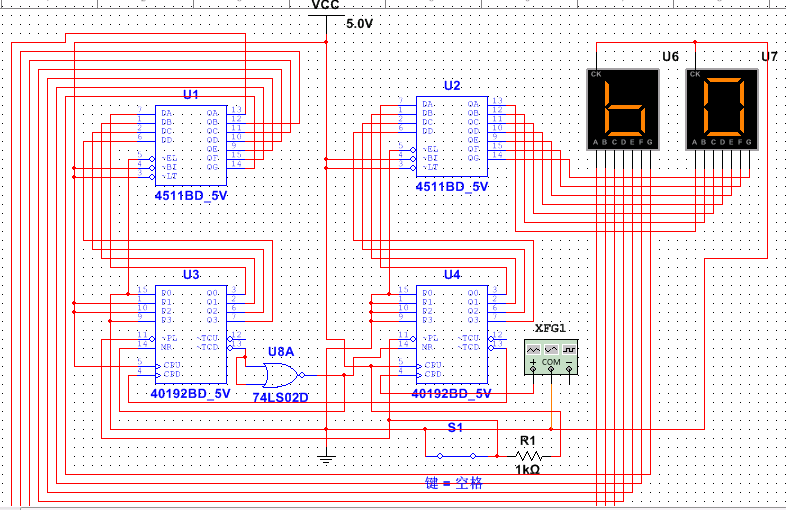 【CD4511BCD—锁存/7 段译码/驱动器CD4514-4位锁存4-16 线译码器60秒倒计数】2021-12-10_倒计时计数器 ...
