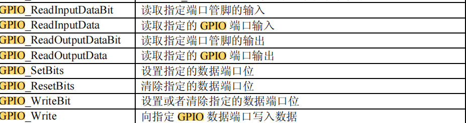 gpio引脚的输入输出模式