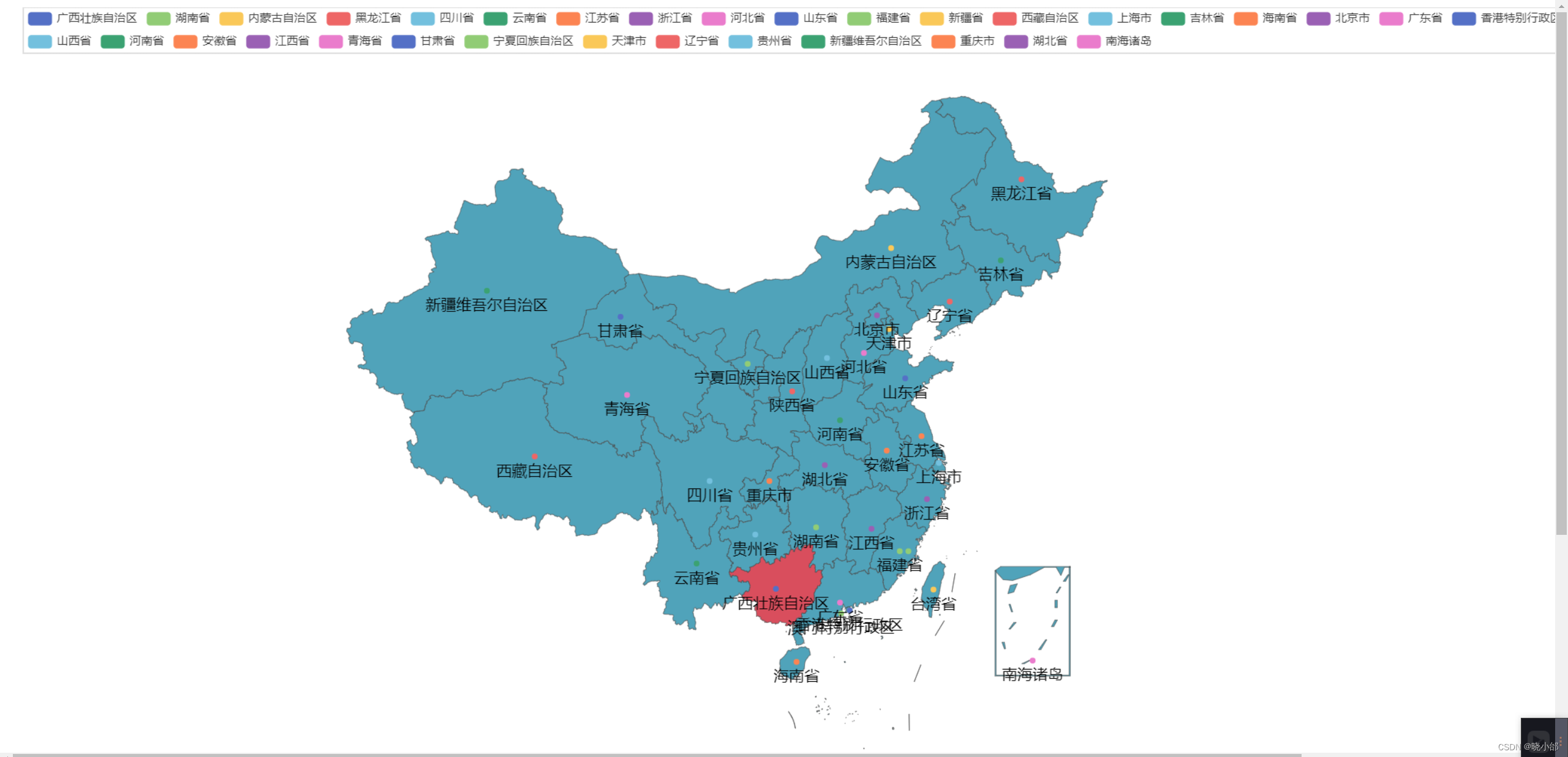 中国地图数据可视化制作，python的pyecharts模块读取excel可视化，