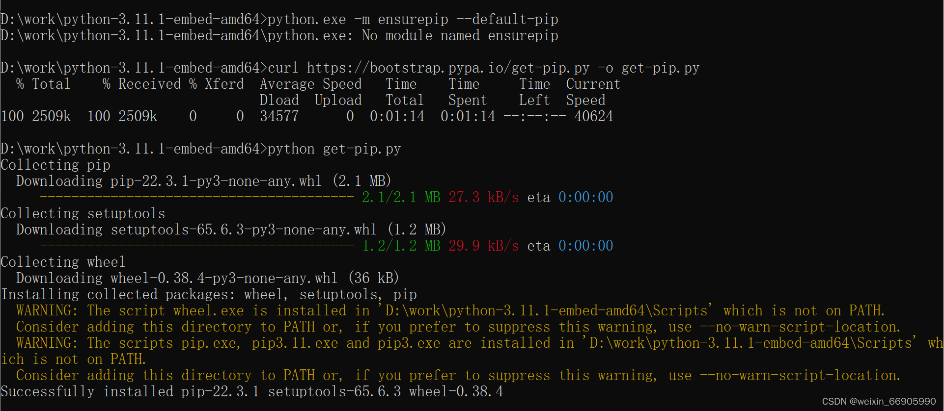 No Module Named Pip Csdn