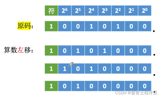 算数移位运算 计算机组成原理 普鲁士程序员的博客 Csdn博客 算数移位