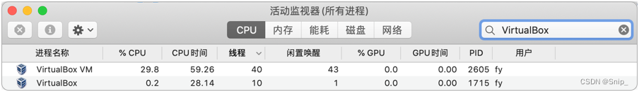 图1-3 虚拟机管理器和虚拟机终端进程