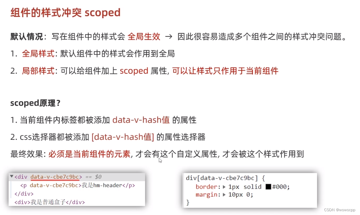 vue组件样式 scoped 冲突