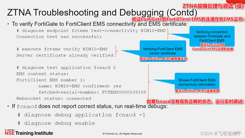 教程篇(7.0) 06. 零信任网络访问ZTNA FortiClient EMS Fortinet 网络安全专家 NSE 5_飞塔 8010 ...