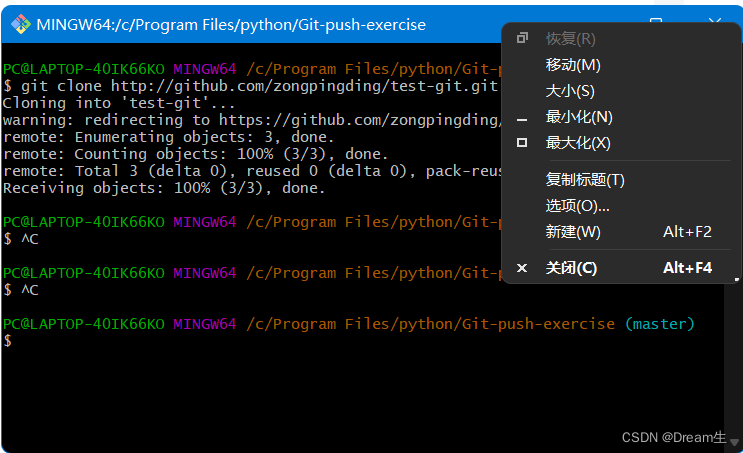 Git Bash 窗口下无法复制粘贴的问题解决 Arch Eureka的博客 Csdn博客 Git Here Bash没法复制粘贴
