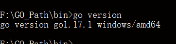 我的go环境是 1.7.1