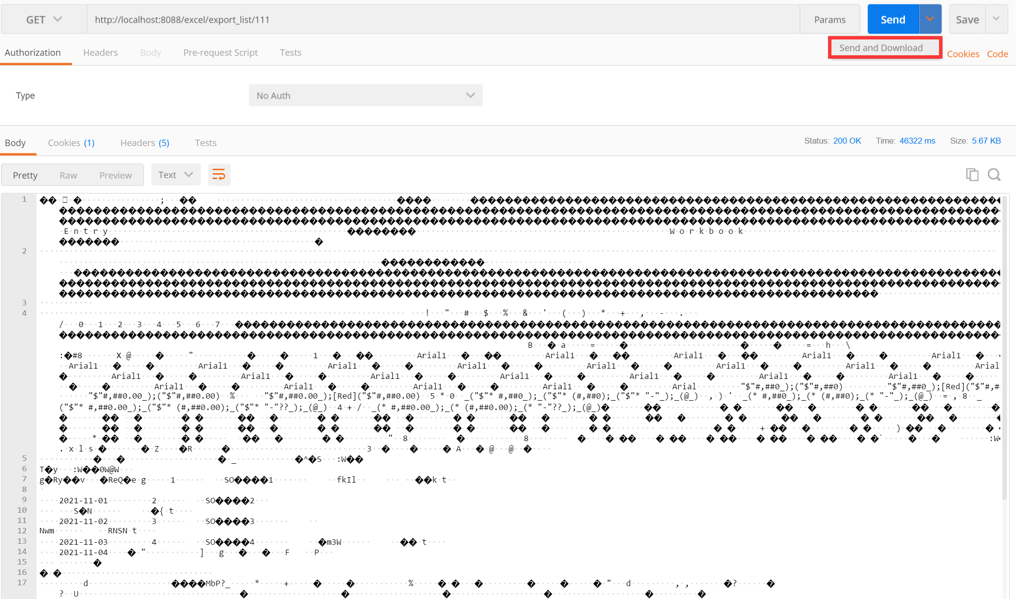 点击Send and Download