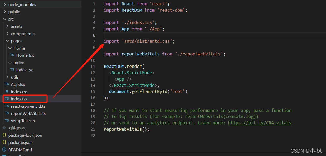 React+Typescript项目构建_react typescript跳转页面-CSDN博客