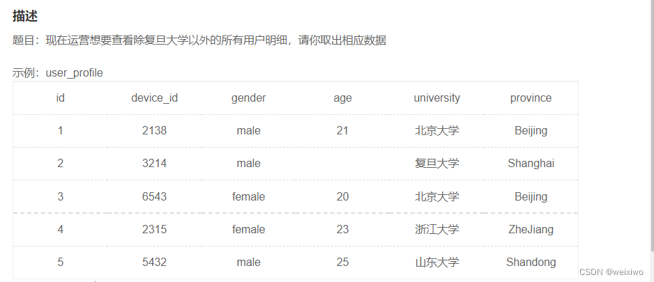 SQL基础查选和条件查选