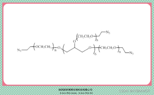 8-Arm PEG-Azide，8-Arm PEG-N3,八臂-聚乙二醇-叠氮多臂PEG衍生物供应