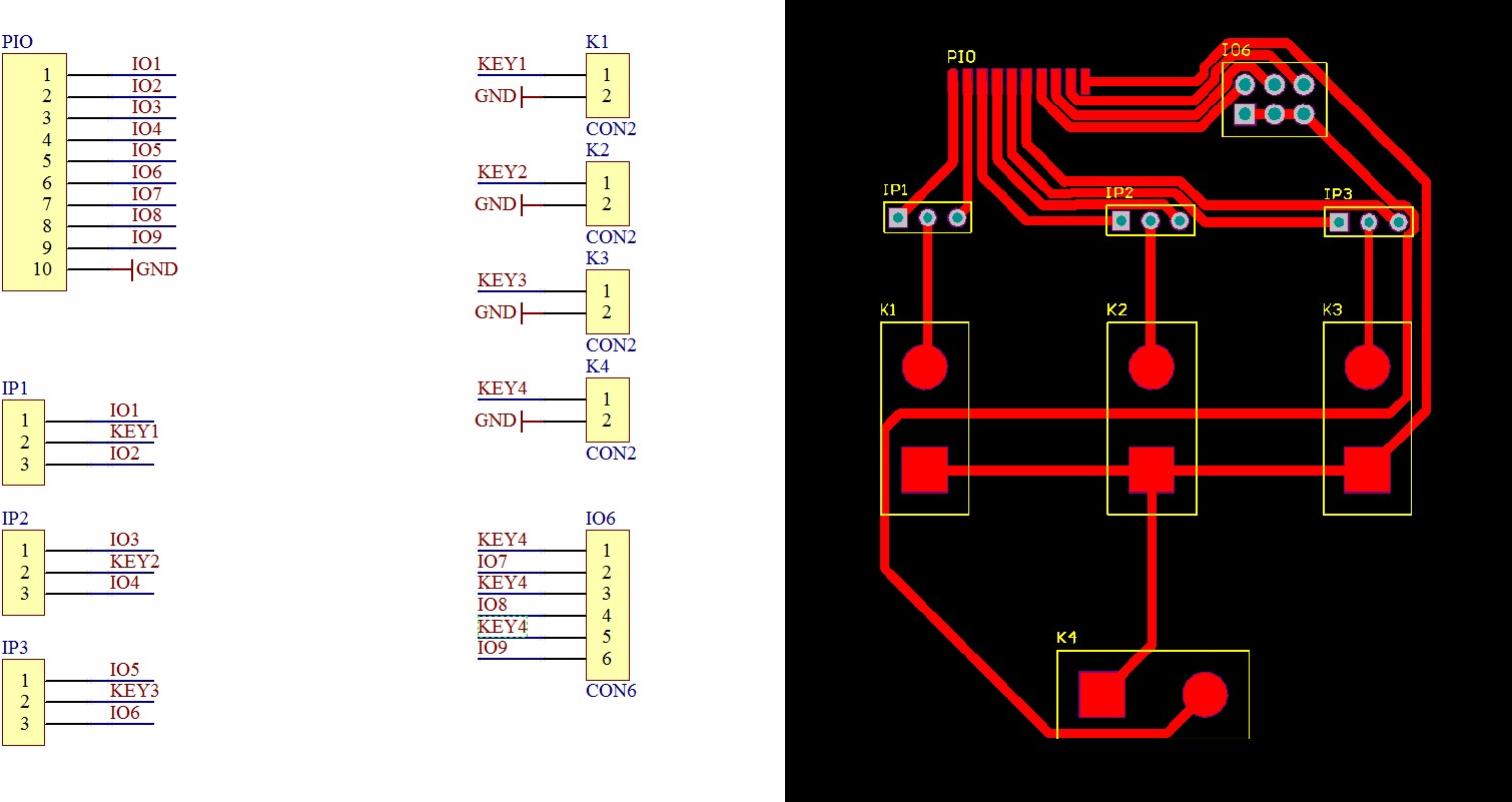 ▲ 图1.3.1 接口电路板以及PCB