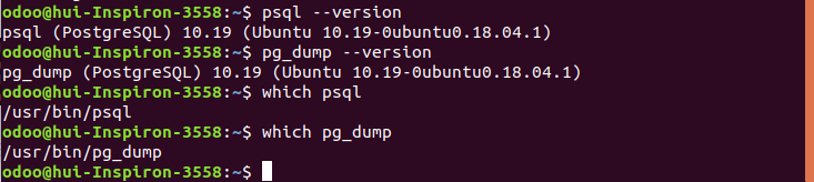 check pg version commands