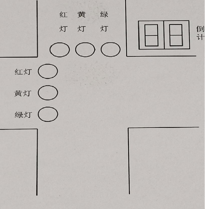交通灯控制系统(30-5-20-5)【数电课设】