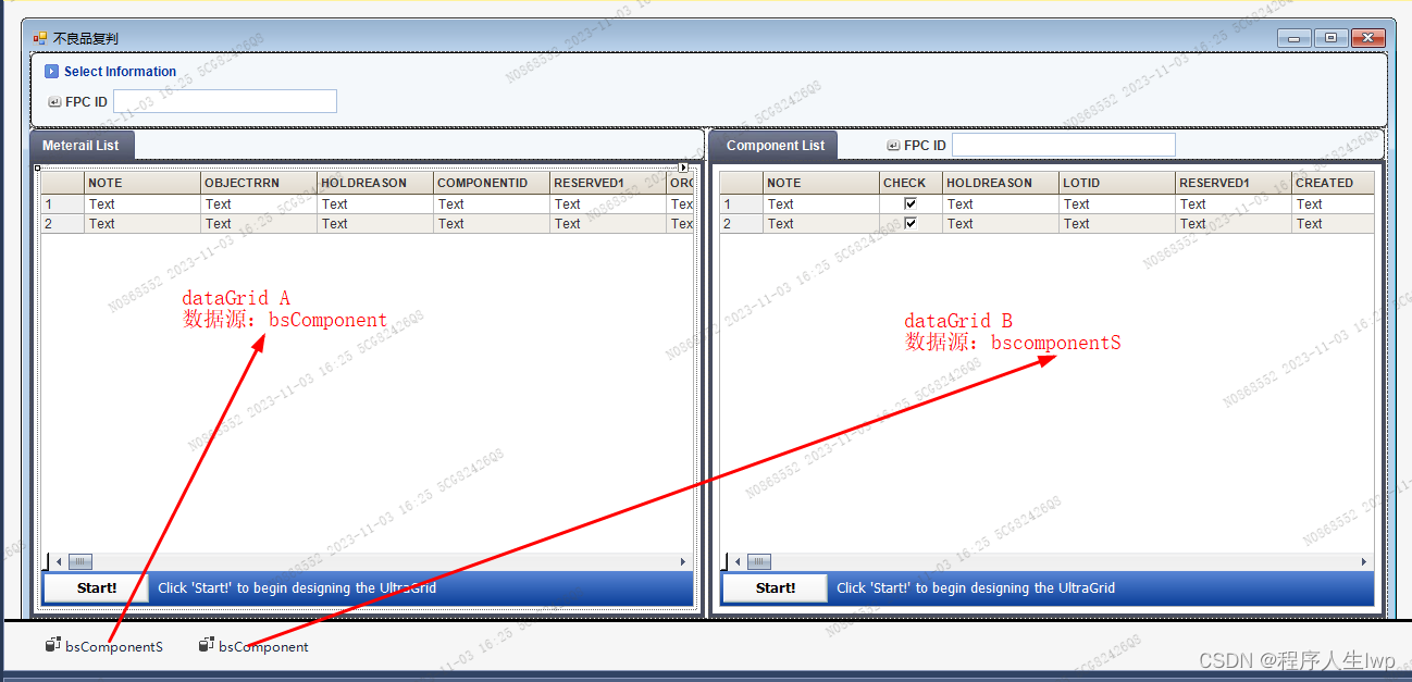 C# WinForm DataGrid之间数据切换(双击dataGrid A数据，自动移到dataGrid B)_c#winfrom ...