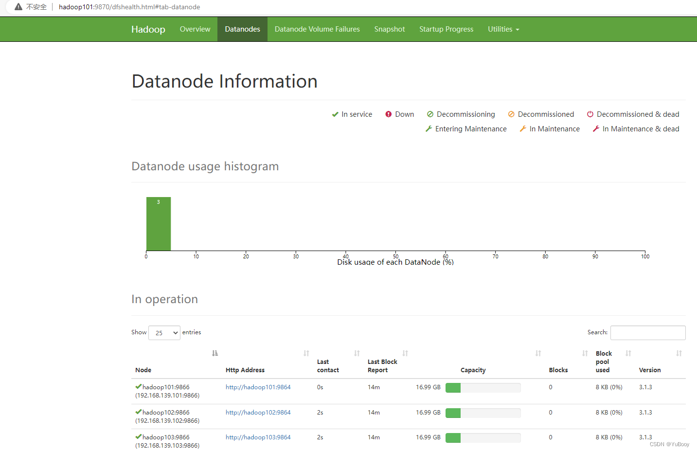 Hadoop 集群搭建