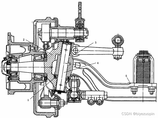 hhstu1050型货车转向系及前轴设计(说明书 任务书 cad图纸)