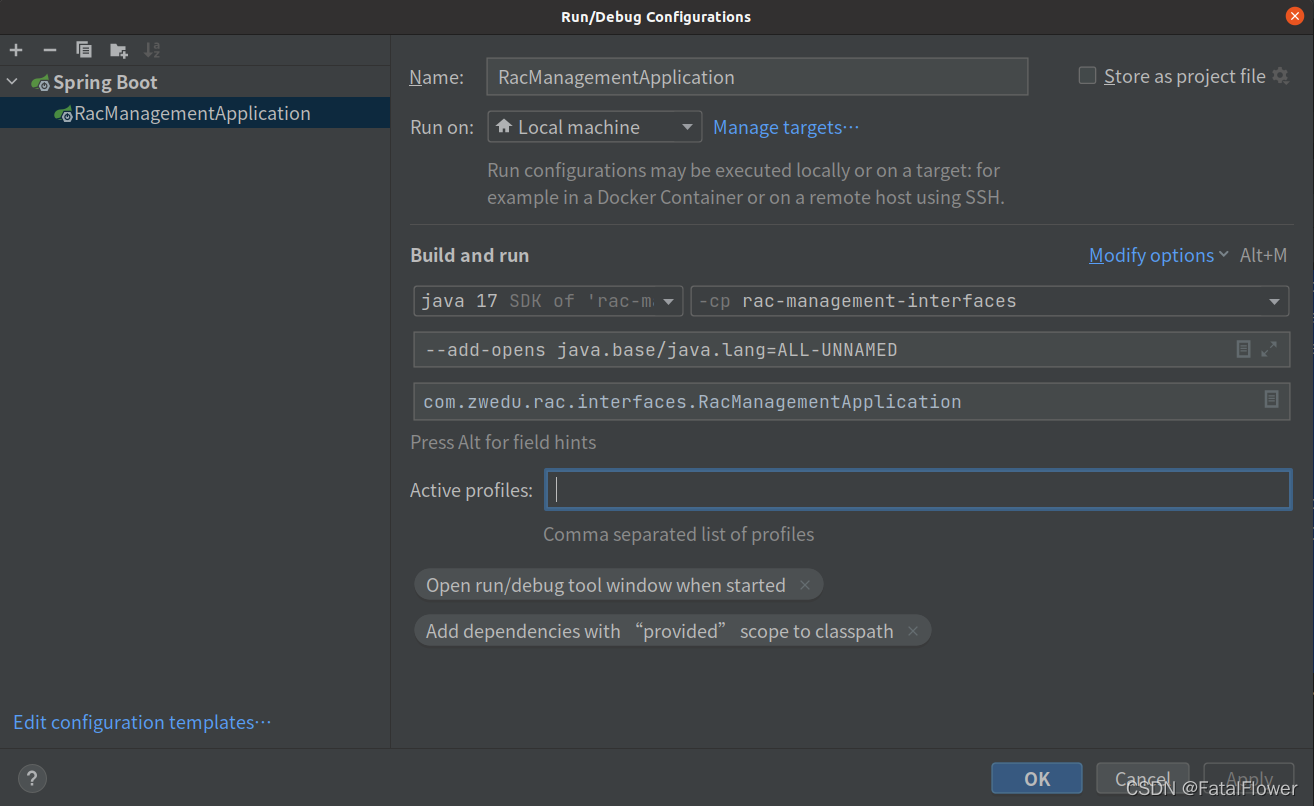 写SEATAdemo项目时遇到了module java.base does not “opens java.lang” to unnamed module @1ba9117e问题-梦境学习站